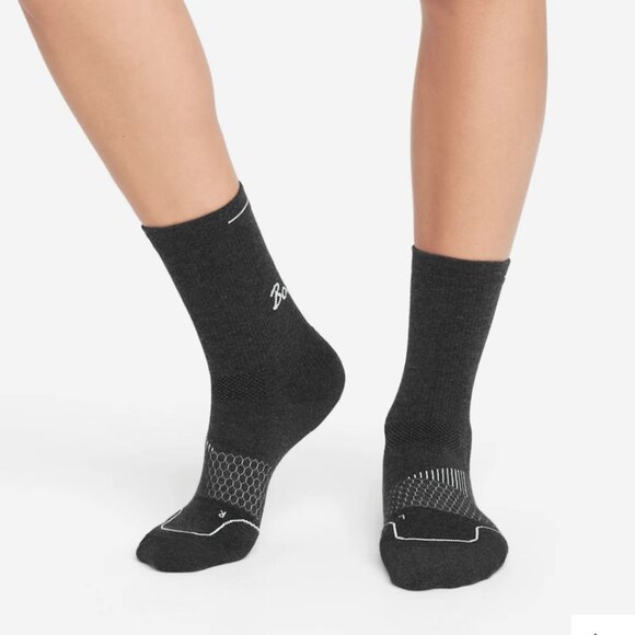 Bombas Women's Running Half Calf Sock 3-Pack Charcoal Grey NWT - Picture 2 of 6